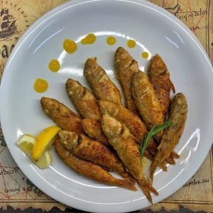 Барабулька жареная